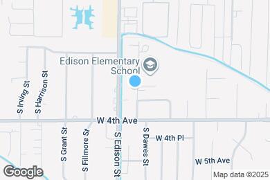 Map image of the property - 210 S Dawes St