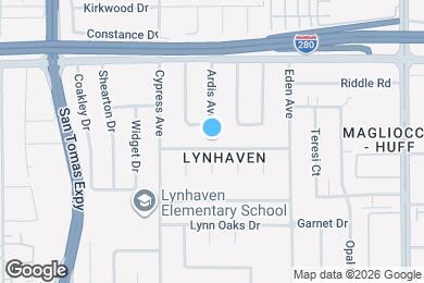 Map image of the property - 3403 Rosedale Dr