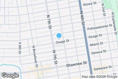 Map image of the property - 608 Osage St