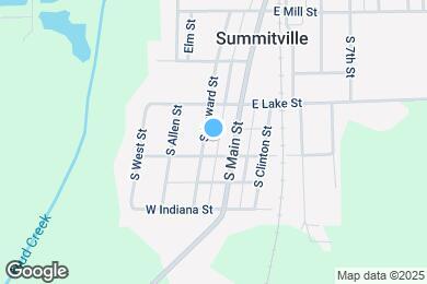 Map image of the property - 313 S Howard St