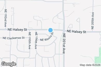 Map image of the property - 19885 NE Wasco St
