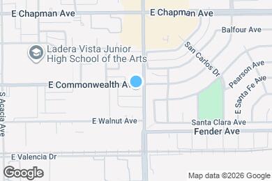 Map image of the property - 2324 E Commonwealth Ave