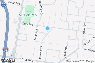 Map image of the property - 6935 Frostview Ln