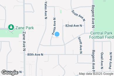 Map image of the property - 8056 Xenia Ave N