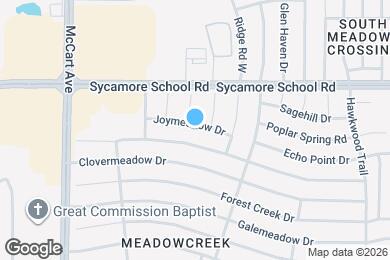 Map image of the property - 3009 Joymeadow Dr