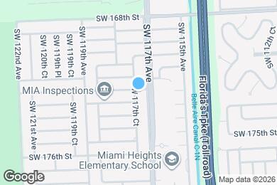 Map image of the property - 17201 SW 117th Ct
