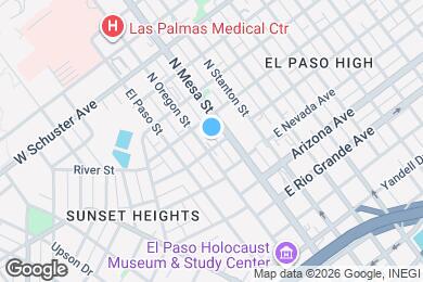 Map image of the property - 1300 N Oregon St