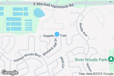 Map image of the property - 1036 Bluejack Oak Dr