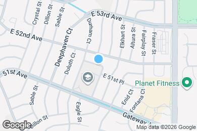 Map image of the property - 14624 E 51st Pl