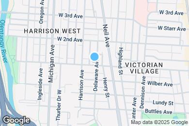 Map image of the property - 328 W 1st Ave