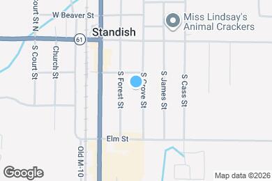 Map image of the property - 212 S Grove St