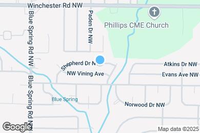 Map image of the property - 2409 Shepherd Dr NW