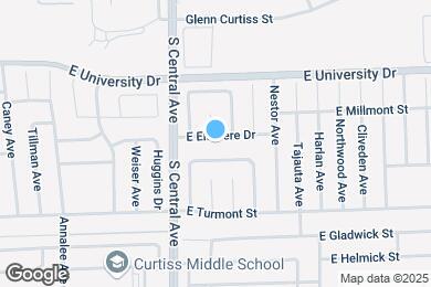 Map image of the property - 1342 E Elsmere Dr