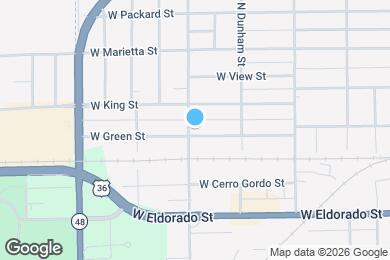 Map image of the property - 1096 W Green St