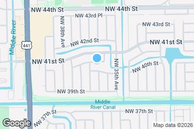 Map image of the property - 3600 NW 40th Ct