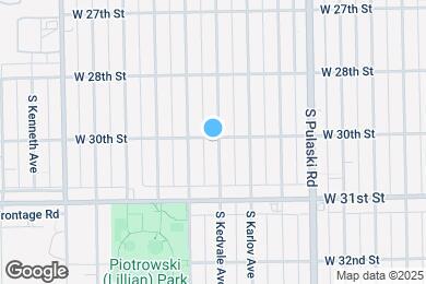 Map image of the property - 3000 S Kedvale Ave