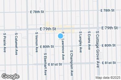 Map image of the property - 7940 S St Lawrence Ave