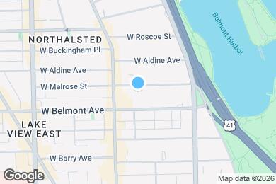 Map image of the property - 525 W Melrose St