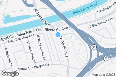 Map image of the property - 401 N Tustin Ave
