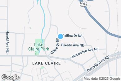 Map image of the property - 455 Claire Dr NE