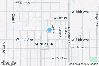 Map image of the property - 4440 Shoshone St