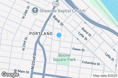 Map image of the property - 402 N 20th St