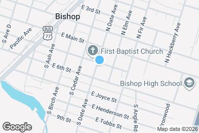 Map image of the property - 402 E 5th St