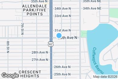 Map image of the property - 240 30th Ave N