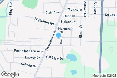Map image of the property - 614 Cleveland St