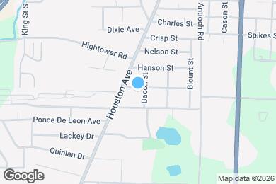 Map image of the property - Cleveland St Duplex