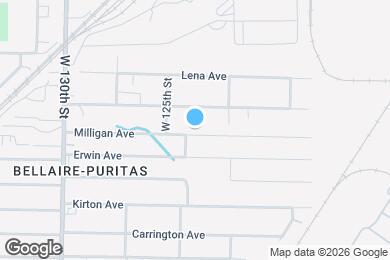 Map image of the property - 12302 Milligan Ave