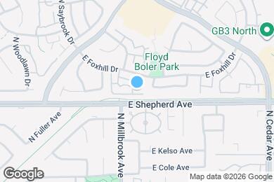 Map image of the property - 983 E Foxhill Dr