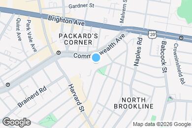 Map image of the property - 1156 Commonwealth Ave