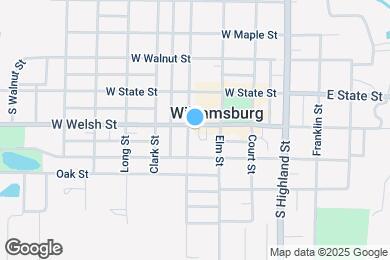 Map image of the property - 307 W Welsh St