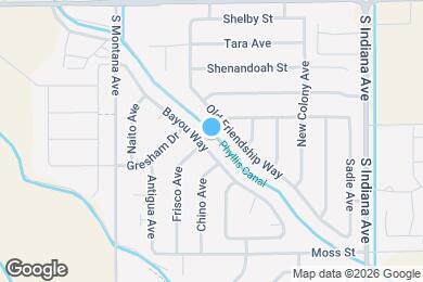 Map image of the property - 16714 Bayou Way