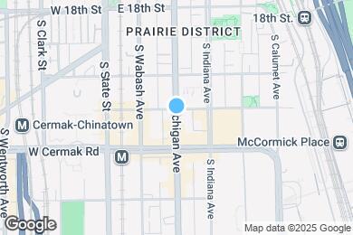 Map image of the property - 2121 S Michigan Ave