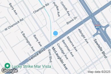 Map image of the property - Venice Blvd Apartments