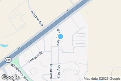 Map image of the property - 128 N Troy Ave