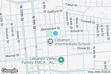 Map image of the property - 734 Lehman St