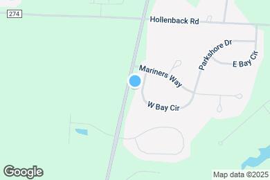 Map image of the property - 3418 W Bay Cir