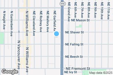 Map image of the property - 3950 NE Garfield Ave.