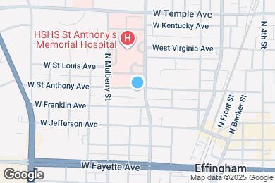 Map image of the property - 607 W Saint Anthony Ave