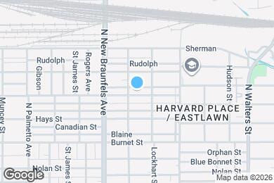 Map image of the property - 1411 Lamar St