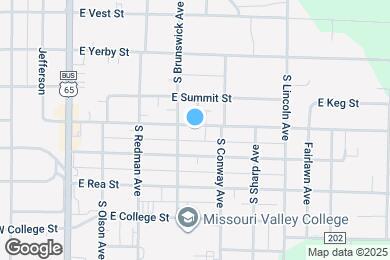 Map image of the property - 518 E Mitchell St