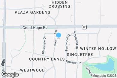 Map image of the property - W150N7132 Country Ln