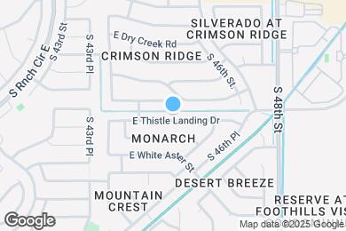 Map image of the property - 4536 E Thistle Landing Dr