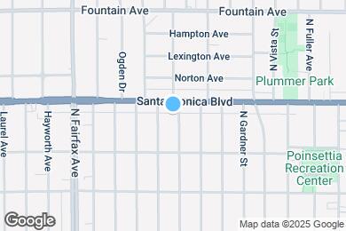 Map image of the property - 1049 N Stanley Ave