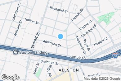 Map image of the property - 71 Aldie St