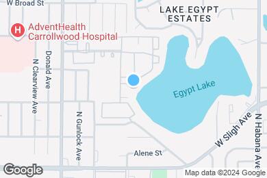 Map image of the property - Hamilton Point on Egypt Lake