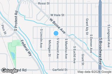 Map image of the property - 1529 S Vermont Ave